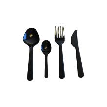 Plastkniv sort PS 188mm vaskbar flergangsbestik product photo