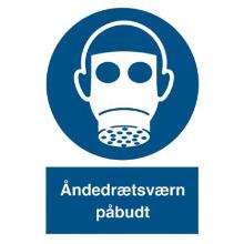 Safety sign Respiratory protection required product photo