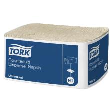 Serviet til Tork dispenser N1 natur counterfold/Novafold 32x31cm 1 lag product photo