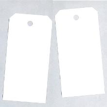 Manilla label 40x80mm waterproof Tritex carton white product photo