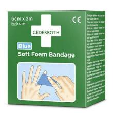 F&oslash;rstehj&aelig;lp Cederroth limfrit plaster 6cmx2m bl&aring; product photo