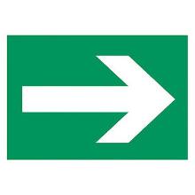 Safety sign arrow to the right product photo