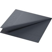 Napkin Duni black 33x33cm 1/4 fold 3 ply product photo