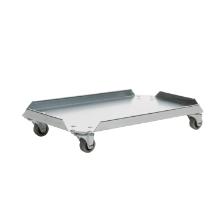 Vogn til Geo spand Metallic/Sort Rustfrit st&aring;l B21xL45.5xH13.5 cm product photo