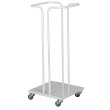 Garbagerack w/out lid white W365xD365xH860mm for 60 ltr bag product photo