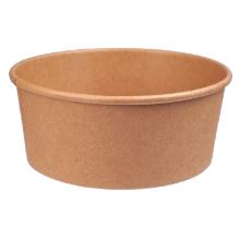 Salatsk&aring;l CaterSource rund brun kraft m/PE 750ml &Oslash;150x61mm product photo