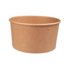 Salatsk&aring;l CaterSource rund brun kraft m/PE 1000ml &Oslash;150x78mm product photo