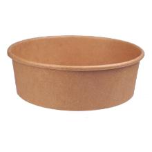 Salatsk&aring;l CaterSource rund brun kraft m/PE 1300ml &Oslash;184x70mm product photo