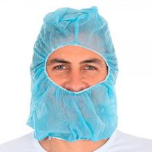 Astrocap/balaklava hovedbekl&aelig;dning Bl&aring; med elastik i ansigtshullet str one size product photo