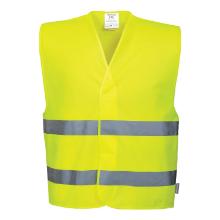 Safetyvest Yellow Portwest hi-vis EN ISO 20471 100% polyester size S/M product photo