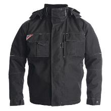 FE Combat pilot jacket black Oxford polyester/PU size 2XL product photo