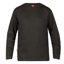 T-shirt long-sleeved anthracite grey cotton/polyester 180g size XL product photo