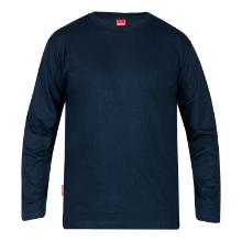 T-shirt long-sleeved blue ink cotton/polyester 180g size 2XL product photo