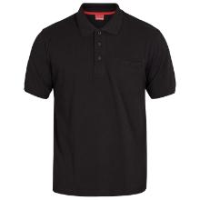 Poloshirt FE Standard Sort bomuld med indvendig brystlomme str XL product photo