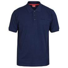 Poloshirt FE w/piped breast pocket blue ink cotton/polyester size L product photo