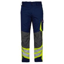 Trousers FE Cargo blue ink/yellow Stretch 65 polyester/35 cotton 250g size 104 product photo