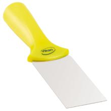 Stainless steel scraper w/threaded handle 50mm 4010 yellow product photo
