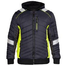 Jacket FE Cargo quilted black/yellow polyamide 54g size S product photo