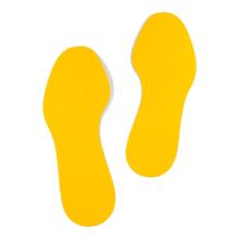 Floor feets selfadhesive vinyt 90x240mm yellow product photo