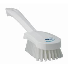 Washing brush Vikan 41925 stiff w/short handle White product photo