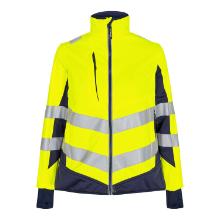 Jakke FE Safety Softshell Ladies Gul/Blå ink polyester EN-ISO20471 str S product photo