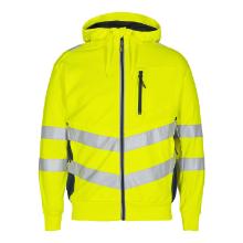 Sweat Cardigan FE Safety EN ISO 20471 yellow/blue ink polyester size 6XL product photo