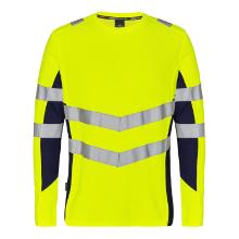 T-shirt FE Safety EN ISO 20471 yellow/blue ink polyester/cotton l/s size XL product photo