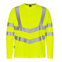 T-shirt FE Safety Grandad l/æ Gul polyester/bomuld EN-ISO20471 str XL product photo