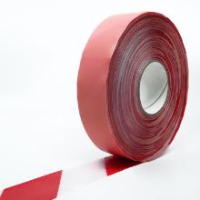 Markeringstape Denfoil Line Marking tape R&oslash;d/hvid L30mxB50mm stribet product photo