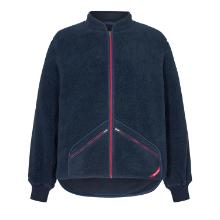 Pile jacket FE Extend blue ink Polyester w/red zippers size XL product photo