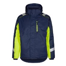 Winter jacket FE Cargo blue ink/yellow poly w/ PU Coating on back 180g size 4XL product photo