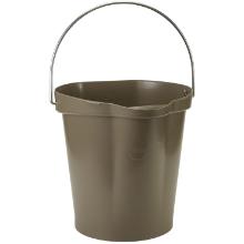 Spand Vikan 568666 Reng&oslash;ring Brun 12ltr med h&aelig;ldetud/indvendig m&aring;leangivelse product photo