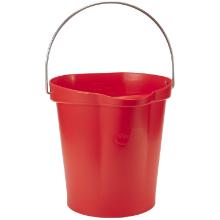 Spand Vikan 56864 Reng&oslash;ring R&oslash;d 12ltr med h&aelig;ldetud/indvendig m&aring;leangivelse product photo