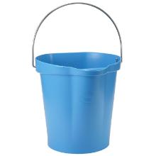 Spand Vikan 56863 Reng&oslash;ring Bl&aring; 12ltr med h&aelig;ldetud/indvendig m&aring;leangivelse product photo