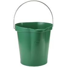 Spand Vikan 56862 Reng&oslash;ring Gr&oslash;n 12ltr med h&aelig;ldetud/indvendig m&aring;leangivelse product photo