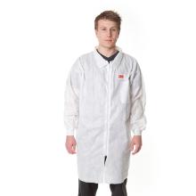 Visitor Coat 3M 4400 white nonwoven w/zip closing size L product photo