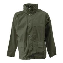 Rain jacket ELKA DryZone Olive green PU/polyester 190g w/o reflector size XL product photo