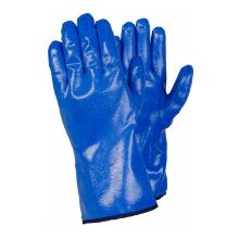Nitrile glove Tegera&reg; 7350 blue sandy grip w/winter liner size 9 product photo