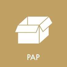 Pictogram 'Pap' self-adhesive 12x12cm product photo