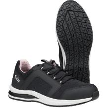 Sikkerhedssko JALAS&reg; 5628 TEMPUS damer sort/lyser&oslash;d sn&oslash;re luk S1 P SRC Str. 35 product photo