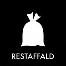 Pictogram 'Residual waste' self-adhesive 12x12cm product photo
