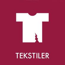 Pictogram 'Tekstilaffald' self-adhesive 12x12cm product photo