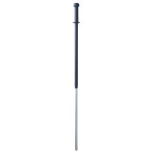 Skaft Vikan 295218 ergonomisk gr&aring; aluminium &Oslash;29mm 1375mm med kliksystem product photo