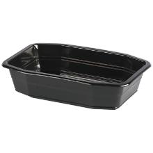 Tray HMR rect black PP 1035ml 215x148x50mm product photo