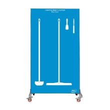 Shadow Board Vikan 2124 2sidet mobil med hjul H2000xB1150mm hvide skygger product photo