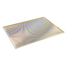 Plade/bakke aluminium perforeret 60x40cm 45 grader b&oslash;jning p&aring; 4 sider product photo