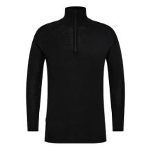 Thermo t-shirt FE w.high neck/zipper black merinowool 52% polyester 48% 200g 6XL product photo