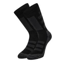 Sok FE arbejdsstr&oslash;mper i kraftig uldkvalitet sort/antrazitgr&aring; 2-pak Str. 41/43 product photo
