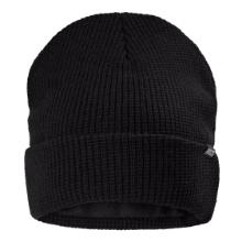 Hue i strik med vindfor indvendig sort one size 100% akryl product photo