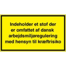 Label Contains a substance regarding cancer risk product photo